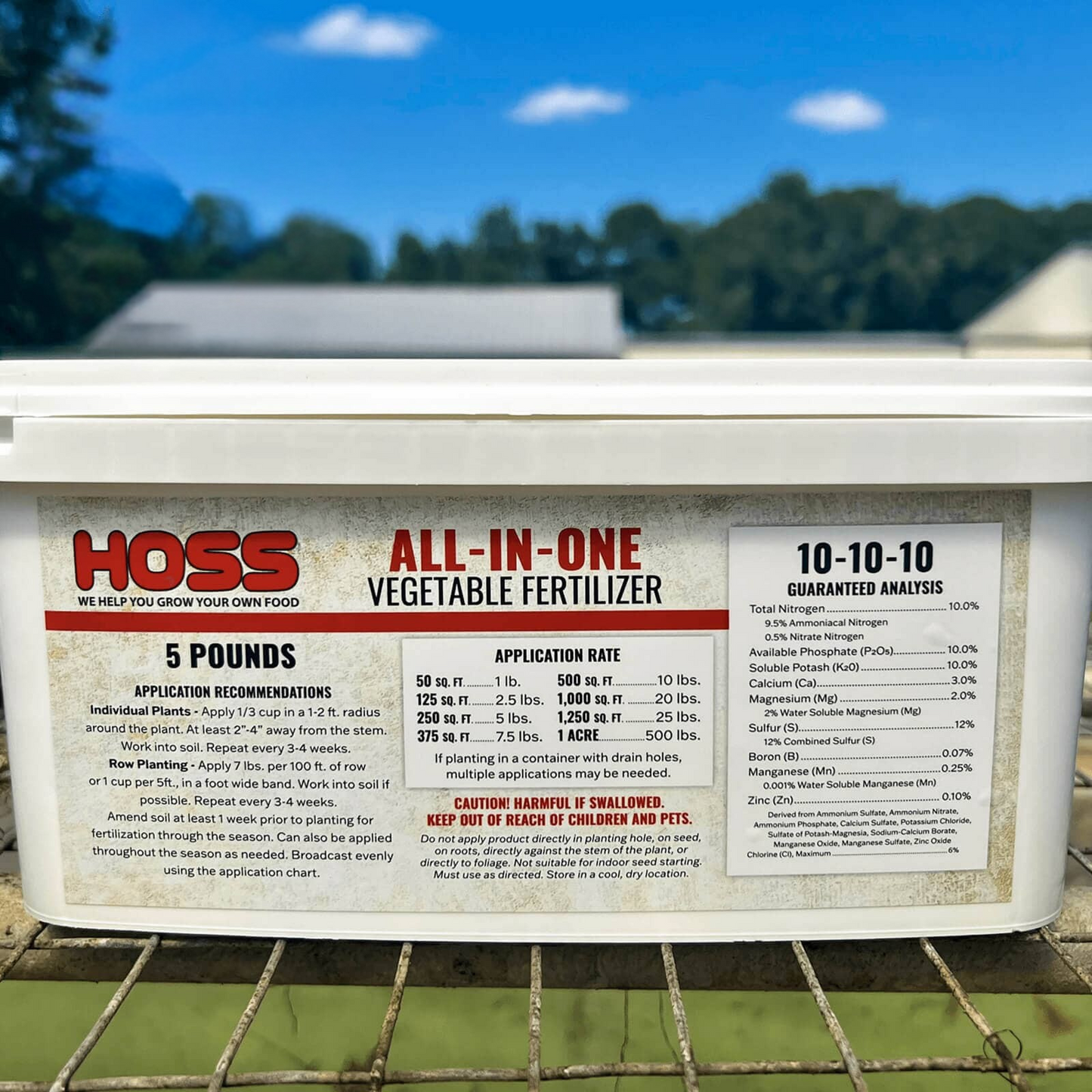 Hoss All-In-One Vegetable Fertilizer