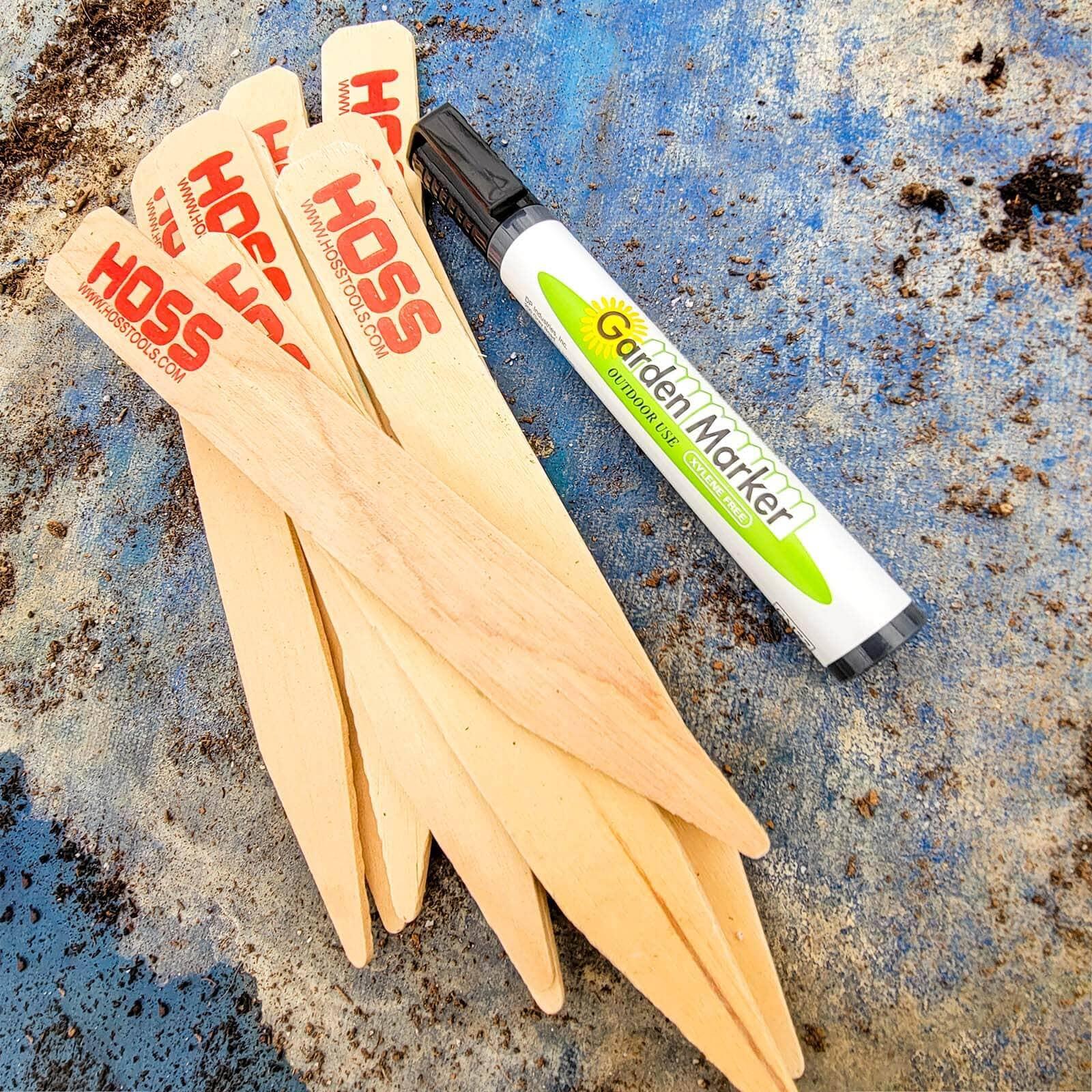  Wooden Garden Labels